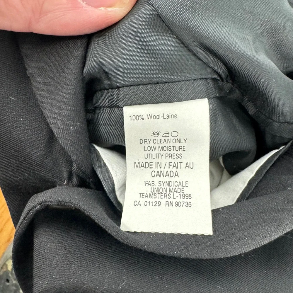 Ralph Ralph Lauren Mens 44S Black 100% Wool 3-Button Blazer‎ Sport Coat Canada